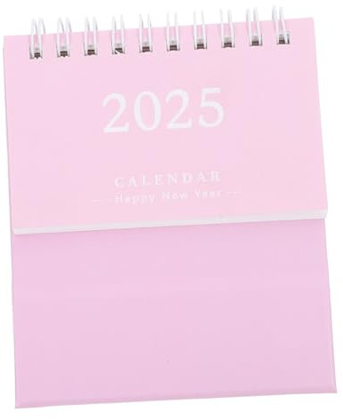 NUOBESTY Tischkalender 2025 Mini-Desktop- Mini- 2025 bürodekoration home dekoration Whiteboard- Monatskalender für den täglichen Gebrauch Notiz-Stehkalender Papier