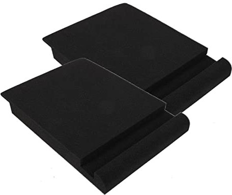 Parliky 2sets Polyurethane Speaker Isolation Pads Shockproof Cushions for Sound Deadening for Speaker Isolation and Stage Voice Box Use