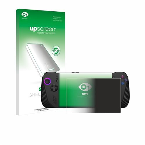 upscreen Anti-Spy Blickschutzfolie für ASUS ROG Ally X (2024) Made in Germany, Privacy Screen Displayschutz-Folie [Sichtschutz, Blaulichtfilter]