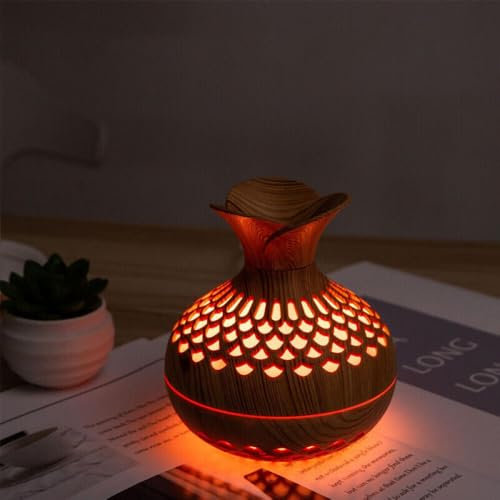 WEISIPU Electric Essential Oil Air Diffuser Humidifier Aroma LED Night Light Up Relaxed Electric Scent Nebulizer Air Humidifier with Lights for home,bedroom
