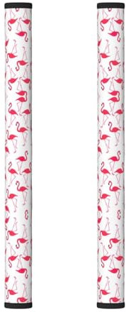 JEJEA Pink Flamingo Pattern Print Refrigerator Door Handle Cover,Handles Antiskid Protector Gloves,Kitchen Appliance Decor