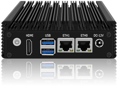 PcZinophyte X86 Lüfterloser Mini PC J4125 Quad Core 2X i226-V 2.5G Nics Industrie Soft Router Firewall Computer PC NVMe 2xUSB3.0