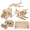 UPKOCH 5St Bausteinmodell Puzzle-Modell aus Holz 3D-Puzzle für Holzspielzeug Rätsel für lustig jo 3D-Puzzle rätseln Holzrätsel 3D-Puzzle-Kit 3D-Puzzle aus Holz hölzern