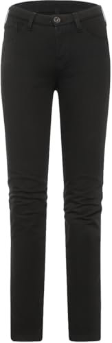 Rokker Sky Damen Motorrad Jeans, schwarz, 30/32