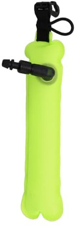 equlup Diving Boje, Pink Nylon TPU Mini integriertes Ventil tragbarer Tauch -Float -Schnorchel -Marker Boje zum Schwimmen Schnorcheln Erkundung (Gelb)