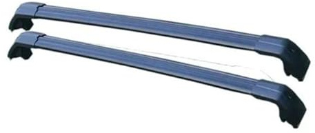 2 Stücke Dachträger Aluminiumlegierung Seitenträger Querschienen Dachgepäckträger Gepäckträger Für Kia Für Sportage (Nq5) 2022 2023+ Auto Dachgepäckträger(Schwarz)