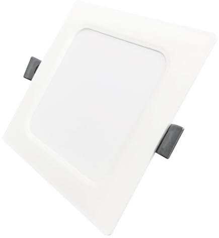 LUXULA LED Einbauleuchte eckig Weiß 220x26mm, 18W 1800lm, IP44 | CCT 2700K 4000K 6000K einstellbar, IP44 Einbaustrahler flach, LED Deckenstrahler 230V für Bad, Küche und Innenräume