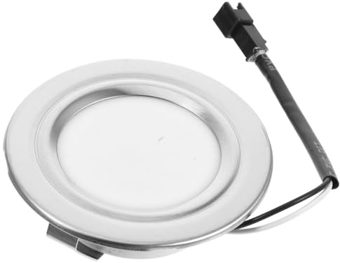 LED Gerätelampe 12v 1,5w Dimmbar für Austausch der Gerätebeleuchtung | Stabile Leistung, Einfache Montage, Platzsparend, Metall Abs, Silber, 1 Stück