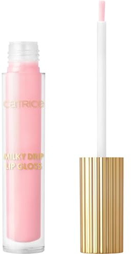 Catrice PISTACHIO CREAM DELIGHT Milky Drip Lip Gloss, Nr. C01, Pink, glänzend, strahlend, schimmernd, vegan, ohne Parabene, ohne Mikroplastikpartikel, Nanopartikel frei, 1er Pack (4ml)
