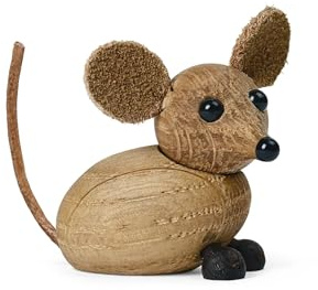 Spring Copenhagen Holzmaus Country Mouse Mini – 3,6 cm Mini Holzfigur Maus aus FSC Holz · Kleine Tierfigur Deko skandinavisch · Tischdeko Schreibtisch Geschenk Idee