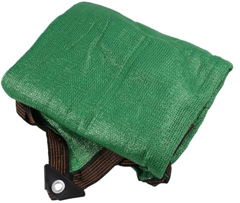 VIRELLO Filet d'ombrage vert en polyéthylène pour jardin, piscine, balcon, cour, 2 x 4 m, anti-UV