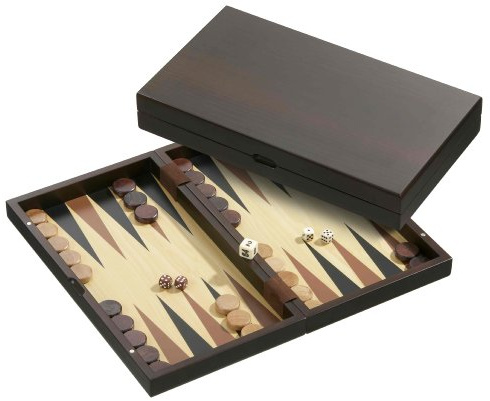 Philos 1134 - Backgammon Melos, medium, Kassette, Magnetverschluss