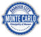 Monte Carlo City Monaco Grunge Travel Stamp Hochwertigen Auto-Autoaufkleber 12 x 10 cm