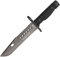 K25 Messer, Gesamtgröße: 30,7 cm, Edelstahl Klinge, Nylon Griff, Mehrfarbig, Wiederverwendbar, Klassisch, Speer-Point, Outdoor, Unisex, Camping, Wandern, Jagd, Allgemeine Küchenarbeit