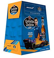Estrella Galicia 0,0 Cerveza - Pack de 6 botellas x 25 cl