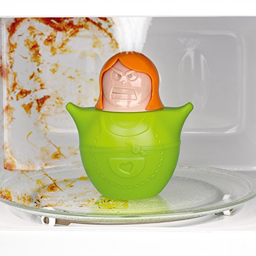 CLEANmaxx Mikrowellenreiniger Saubere Susi 03660, Genialer Küchenhelfer