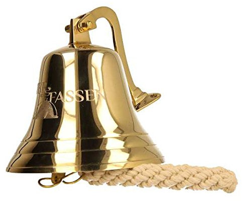 Schiffsglocke/Glocke Messing Ø 150mm leichte Ausführung inkl. Gravur