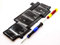 UP PARTS Marchio e Azienda Italiana - UP-E-A1493 Serie Premium BatteriaA1493 for MacBook PRO 13 A1502 (Late 2013), Li-Polymer, 11,34V, 6330mAh, 71,8Wh, Built-in