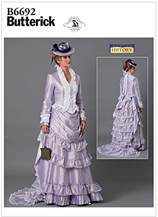 Butterick Pattern B6692 Misses' Costume, White