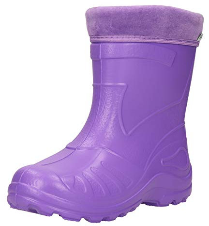 FUZZIO Stivali SeSe Bambino e Bambina Adolescente Unisex (Viola, 23 EU)