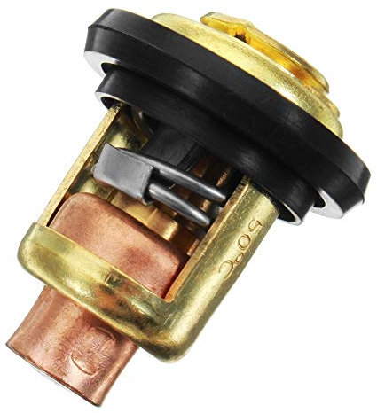 Marine Thermostat,Asudaro Boot Motor Thermostat Außenbord Thermostat 6E5-12411-02 6E5-12411-02 Außenborder Motor Thermostat für C30 (93~),3/4/5/6/8HP, 2-Takt-Außenbordmotoren 3A,4A,5C,6C/D/J8C/J;9.9B