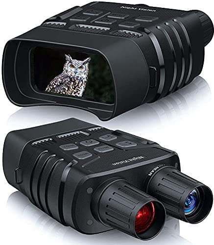 TKWSER Nachtsichtgerät - 300 m 7IR Digital Infrarot in 100% Dunkelheit, 1280P HD Bilder und Video mit 2,3 Zoll LCD-Bildschirm, Nachtsicht für Camping Beobachtung