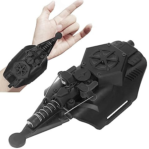 TARSHYRY Spider Web Shooter,Spider Launcher Handschuhen,Web Launcher String Shooters Spielzeug,USB Launcher Handschlaufe Zubehör Rollenspiel Spielzeug Tolles für Männer Kinder,3teiliger