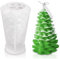 XULEGGNK Weihnachtsbaum Silikonform Klein, Kerzenform Silikon Weihnachten, Kerzenform Tannenbaum, Silikonform Kerzen Weihnachtsbaum, Kerzenform Mini Tannenbaum, Kerzen Gießen Formen Weihnachten DIY