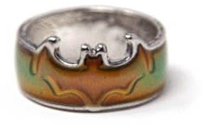 Cornelissen Ring für Kinder - Stimmungsring Fledermaus - Ø 1,7cm