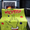KAMACA Originelle Kuscheldecke Ich Hasse Wichteln Flauschige Decke Fleecedecke weich atmungsaktiv Sofadecke Wohndecke Couchdecke Geschenk Weihnachten (Festtags – Muffel grün 130x160 cm)