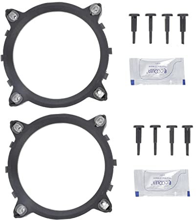 BESTonZON Essential CPU Cooler Accessory 2 Pcs Socket Retention Bracket for 775/1150/1155 Motherboard Retention Bracket