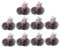 DIKACA 10St Plüsch Häschen shöne bescherung Bunny weicher Kleiner Hase Osterblumentopfhase aus Plüsch Ornament Kinderspielzeug Hasenpuppe für Kleidungsdekoration DIY-Verzierung Sanft Baby