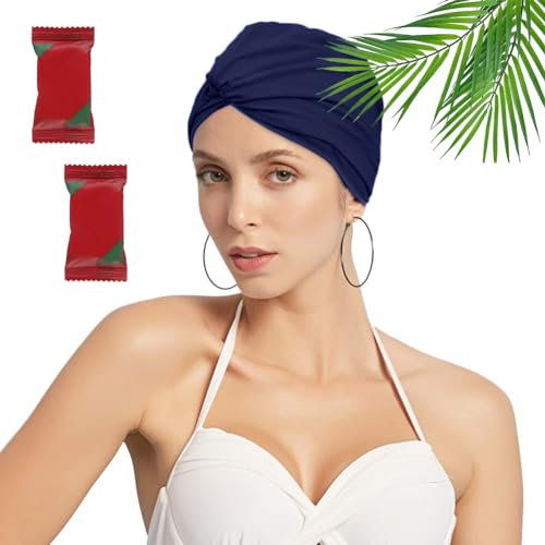 Gorro de Natación de Adulto,Gorro Piscina,Gorro de Natación,Gorras de Baño, Piscina Mujer Pelo Largo,de Natación para Pelo Largo,Elástico,Gorra de Pelo Largo