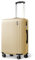 LUGG 71,1 cm ABS-Gepäck mit TSA-Einkerbung, Aluminium-Trolleygriff, 360° drehbare Räder, wasserabweisendes und langlebiges Material, kompatibel mit Fluggesellschaften (75 x 30 x 49 cm), Sand, 116, 61