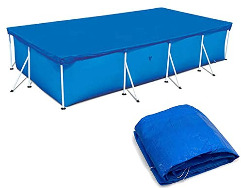 Telo di copertura per piscina, Telo Termico per Piscina Rettangolare, Copertura protettiva per piscina impermeabile e antipolvere per piscine a telaio (260 * 170CM/8.53 * 5.58FT)