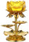 Alipis Lotus-Butter-Lampenfassungen -Yoga-Kerzenhalter Antiker -Kerzenhalter Tibetische Messing-Öllampenfassungen Für Buddhistische Altar-Tempel-Ornamente