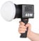 Andoer Portable COB Video Light, Handheld Photography Fill Light 2500K-6500K Dimmable 9 Scene Lighting Effects with Handle Reflector Diffuser for Vlog Live Streaming Photography