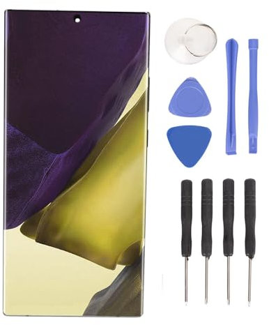 Écran OLED pour Note20 Ultra 5G, écran LCD Tactile de Remplacement pour Note 20 Ultra SM N986B, 6,9 Pouces, AMOLED 2X (Silver)