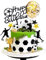 28er Pack Tortendekoration Fußball, Fußball Tortendeko Set, Tortendekoration Fußball, Fußball Tortenaufleger Kinder, Fußball Geburtstagstortenaufleger für Männer, Jungen, Mädchen, Fußball Sport Party