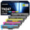 ECHALLENGE tn247 tn243 Kompatibel für Brother TN-243CMYK Toner für Toner Brother MFC L3750CDW L3770CDW MFC-L3750CDW TN 243CMYK TN-247 Toner DCP-L3550CDW HL-L3210CW HL-L3230CDW MFC-L3710CW (5er-Pack)