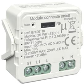 Module d'éclairage connecté Wi-fi on/off, compatible assistants vocaux - Tibelec