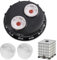 Riisoyu IBC Tankdeckel, 163mm IBC Wassertank Vented Deckel Doppelten Entlüftungslöchern IBC Tank Zubehör mit 2 Ersatzteil Kappe für 1000l Wassertank Regentonne Container