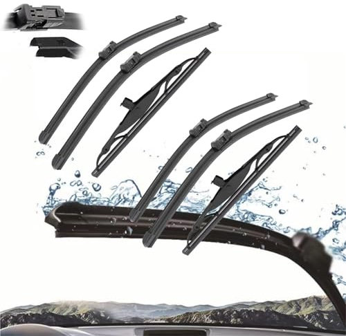KIMPZ 3 Piezas para Vauxhall/para O&Pel para Mokka 2012-2019 26 + 14 + 10 Escobillas Limpiaparabrisas Delanteras Y Traseras Accesorios para Cortador De Parabrisas Accesorios para limpiaparabrisas