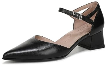 Naturalizer Women's Maddox Pump Black Leather 10 W