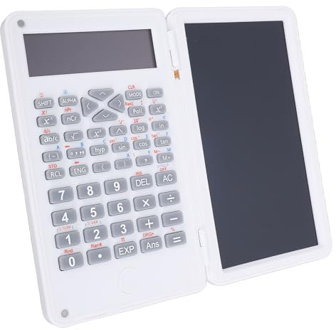 SUNGOOYUE 2 -Lines Wissenschaftliche Taschenrechner Display mit Faltrechner für Tablets für die Büroschule, Notary Block by Light Eyes für Lehrer der Schüler Ingenieure CR2025 -Trommeln (#2)