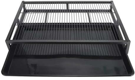 Cryfokt Plateau de Chien pour Entraînement en Pot en Plein Air Intérieur, Plateau Durable pour Chiots, Bac à Litière pour Chien Portable pour Le Patio de Balcon, Plateau de Pipi (L XL XXL)