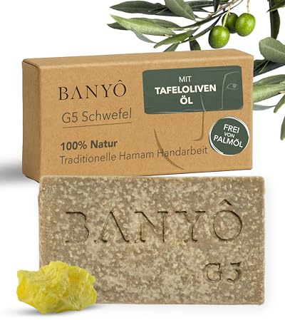 BANYÔ Anti Pickel Gesichtsseife I 100% natürliche Inhaltsstoffe I Handgemachte Naturseife I Sanfte & porentiefe Pflege I Reduziert Hautfett & Unreinheiten I Ideal für Problem- & Mischhaut