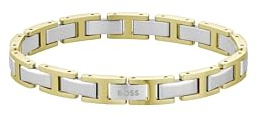 BOSS Jewelry Gliederarmband für Herren Kollektion NOLAN aus Edelstahl