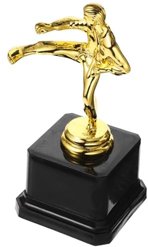 VILLCASE Trophée de Compétition Trophée de Récompense pour Entraînement de Karaté Coupe Décorations Cérémonie Garçon et Filles 21 CM