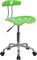 Flash Furniture Bürostuhl, drehbar, mit Traktorsitz, Apfel-Grün und Chrom